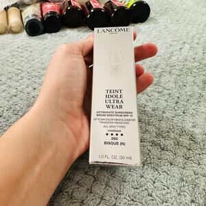 LANCOME Teint Idole Ultra Wear Octinoxate Suncreen Broad Spectrum SPF 15 Bisque